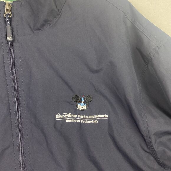 Disney Golf Collection Windbreaker Jacket Adult XXL Blue Full Zip Lightweight - Picture 7 of 9